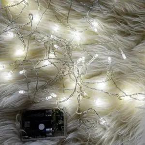 건강 파티용품 사무용품 PW 50P SA 용품 장식 LED 건전지형 생활용품 투명선백색 생활잡화 전구 문구