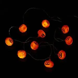 호박 전구 10구 와이어 가랜드 스트링전구 할로윈 LED 와이어조명 스트링조명 줄전구 줄조명