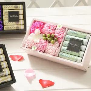 플라워 용돈박스(S) 핑크 어버이날 부모님 케이크카네이션케익 비누 선물 선물용 조화 님선물