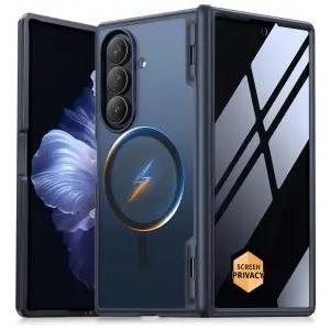 호환  모보시 자석식 Z 폴드 7 케이스 프라이버시 스크린 보호필름 포함 풀바디 슬림 커버 힌지 보호 충격