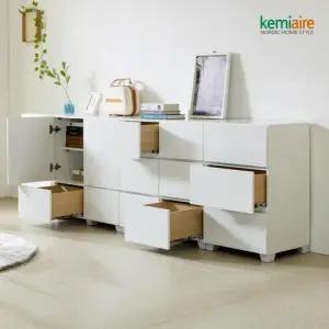 케미에르 스텔라 LPM 하이글로시 2500 수납장세트 KMR-140