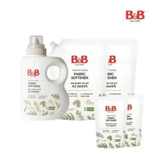 증정 유아 비건 섬유유연제 용기 1500ml 1개+리필 1500ml 2개 (+유연제800ml 2개증정)