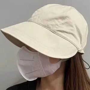 여성 데일리 썬캡 여대생 캠퍼스 봄 가을 가벼운 모자 기본썬캡 봄챙모자 봄여성모자 휴가모자 비치모자
