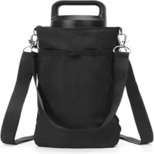 예티 램블러 병 18온스/26온스 오왈라 프리십 24온스 어깨끈이 달린 물병 슬링백 홀더 블랙과 호환되는