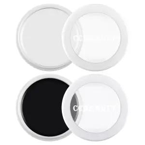 CC뷰티 블랙 화이트 페이스 페인팅 클라운 키트 완벽하고 완벽한 커버 마감 할로윈 코스프레 파티용