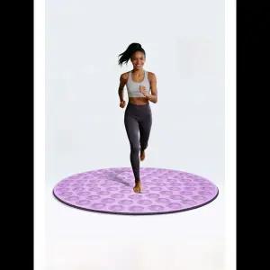 호환  JNBSR 러닝 압력판 발바닥 마사지 패드 전신 체중 감량 지방 연소 패드 67x67cm 피트니스 장비