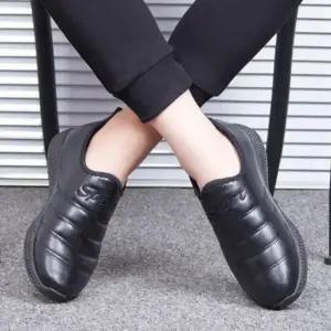 gu모카신 로퍼 남성겨울신발 유광 신발 방한화 털 구두 겨울