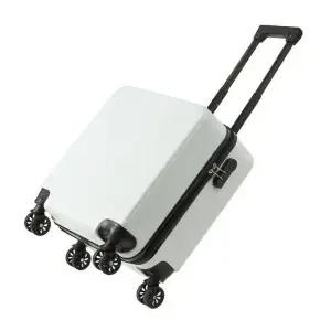 TBZ 20형 미니 다이얼락 화이트 수납캐리어 기내용가방 기내용캐리어하드 기내용가방