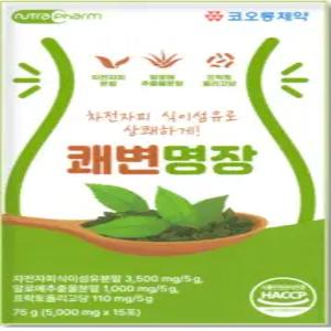 코오롱제약 쾌변명장 차전차피 추출물75g,3개