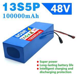 전기 자동차용 13S5P 48V 100Ah 리튬 배터리 팩 250-1000w 스쿠터 및 산악 자전거