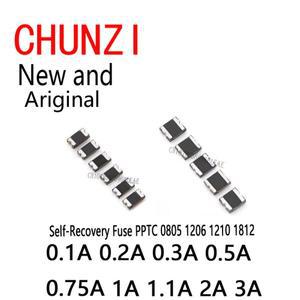20개 SMD 리셋 가능 퓨즈 자가 복구 PPTC 0805 1206 1812 0.1A 1A 2A 3A