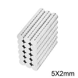 5x2mm 소형 자석 5mmX2mm 원형 가정용 냉장고 사무실 DIY