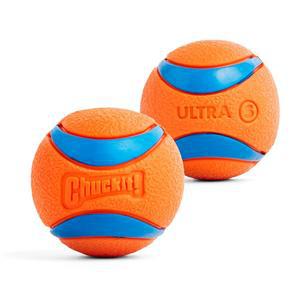 [미국배송] 척잇! 울트라 볼 강아지 장난감 강아지가 가져올 수 있는 공 내구성 고무 작은 2인치 2팩