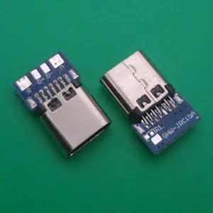 usbc 타입 모듈 14핀 usb 3.1 c 타입 모듈 리셉터클 타입암 암소켓 커넥터 데이터 충전 단자 기기 소켓