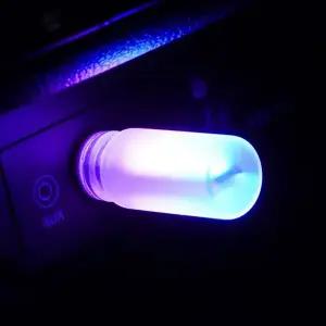 rgb 무드등 사무실 조명 배터리 usb 무드등 반투명 엠비언트 자동차 차량용 라이트