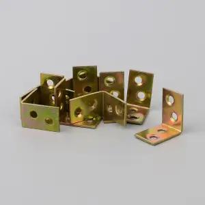 10P 다목적 코너철 소형 연결 브라켓 앵글 코너 선반 경첩 철물 ㄱ자 씽크대 꺽쇠 가구 장농 힌지 스텐