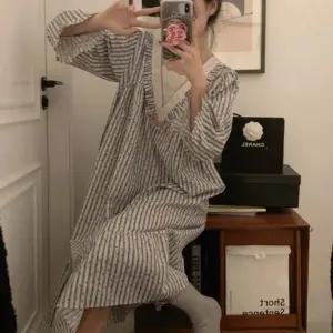 히피튤립 파자마원피스 세트 긴팔 여성 간절기 파자마 잠옷 홈웨어 가을