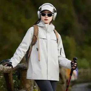 샤오원샵 남성용 삼방 키작남 야상사파리 야상 봄가을 점퍼 바람막이 꾹3