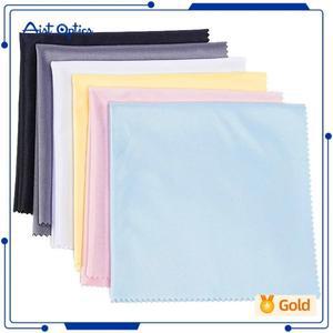 5pcs 큰 크기 30x30cm 바늘 1 220gsm 안경 렌즈 극세사 청소 천 클리너 닦아 다채로운 회색 흰색 검정색