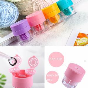 수동 회전 타입 콘택트 렌즈 클리너 휴대용 미용 동공 청소 용기 보관 도구   1 개