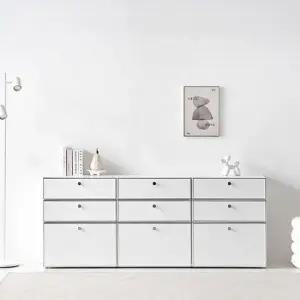 마레앤코 플럭스 1800 미드센츄리 9단서랍장 모듈가구