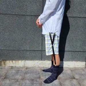 정장 와이셔츠 멜빵 셔츠 제밴드 서스펜더