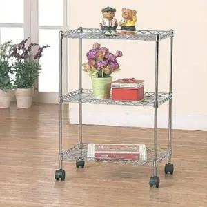 미니선반 이동식트롤리 수납함 틈새 모듈 팬트리 3단 철제 선반