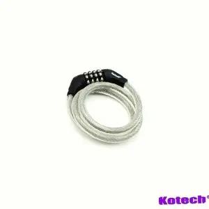 TBZ 자전거 번호열쇠 와이어락 1개(색상랜덤)