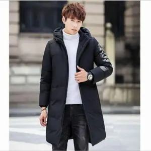 덕다운 오리털 후드 패딩 점퍼 방한 남성 롱패딩