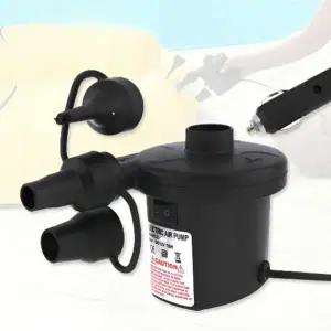 12V 자동차 연결 휴대용 에어펌프 캠핑용 튜브 충전기