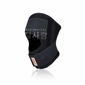 쿨링 무릎 아대 블랙 우S 무릎보호대 스트랩 헬스