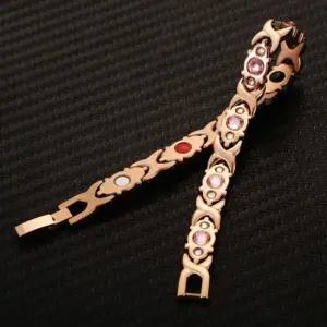 패션 자석팔찌 건강팔찌 로즈골드 건강 헬스케어 네오디움 티타늄 자석 고급선물 악세사리 쥬얼리 선물