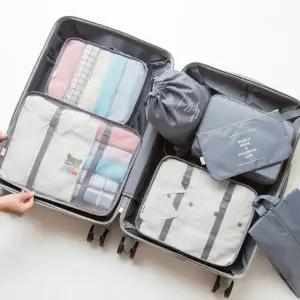 정리 7종 파우치 세트 수납 이너백 캐리어 여행