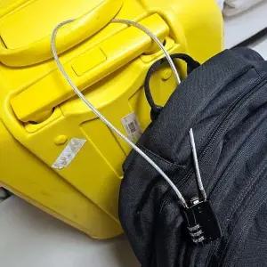 자물쇠 와이어락 여행용 도난방지 50cm 롱