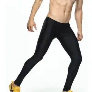 남성 수영복 타이즈 레깅스 블랙 1P 래쉬가드 팬츠