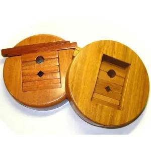 도장 고정대 우드 원형 작업틀 DIY 인감 파기 조각