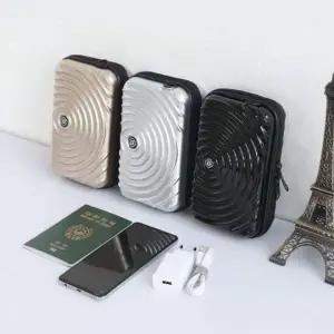 미니 하드 캐리어 파우치 여권 지갑