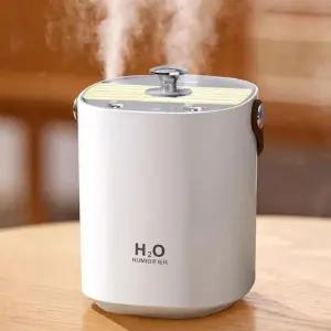 피부가습기 사무실 거실 집안 더블 제트 미세분무 LED 가습기