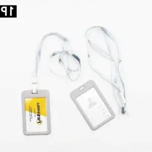 회색 목걸이사원증 사원증 사원증 목걸이줄 사원증케이스 출입증 학생증