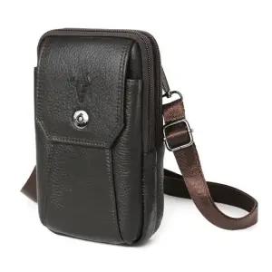 블루마운트 235-3B 소가죽 미니 크로스백 핸드폰가방 스몰 미니크로스백 소가죽 가죽가방