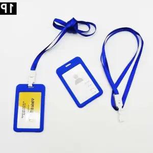 사원증 블루 목걸이사원증 사원증 목걸이줄 사원증케이스 출입증 학생증