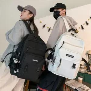 멀티레이어 캐주얼 데일리 자수 패치 대용량 백팩 학생백팩 신학기가방 캐주얼백팩