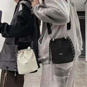 영문 레터링 포인트 배색끈 복조리 크로스백 미니크로스백 캔버스백 빅크로스백 쇼퍼백