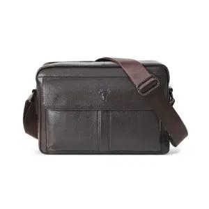 남성 캐주얼 소가죽 크로스백 보조가방 출퇴근가방 질이좋은 가죽크로스백