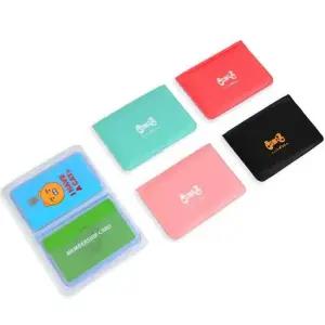 휴대용 양면 카드명함지갑 카드홀더 명함지갑 카드홀더 양면카드지갑 캐릭터카드지갑