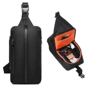 인기 보조 신상 바디백 가방 USB 포트 검정 슬링백 남성슬링백 남성크로스백 슬링백가방