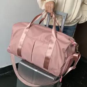 여성 헬스 운동 더플백 캐주얼 보스턴백 핑크 가방 헬스가방 요즘유행하는가방