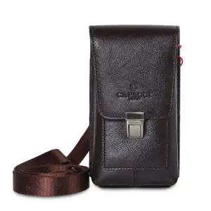 남자 핸드폰 크로스백 미니 숄더백 다크브라운 가방 직장인가방 30대남자가방 남성토트백