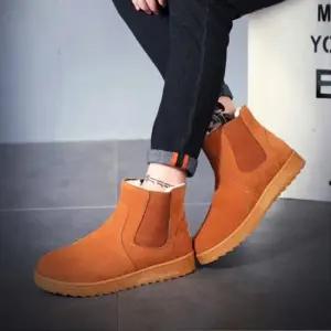 남성 털부츠 겨울 앵글 부츠 남자앵글부츠 털 기모 방한 겨울