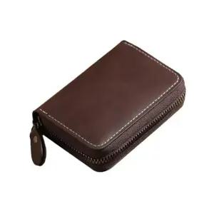 카드지갑 11칸 아코디언 카드홀더 지퍼형 명함케이스 동전지갑 취업선물 머니클립